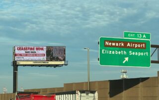 Palestine Billboard on NJ Turnpike