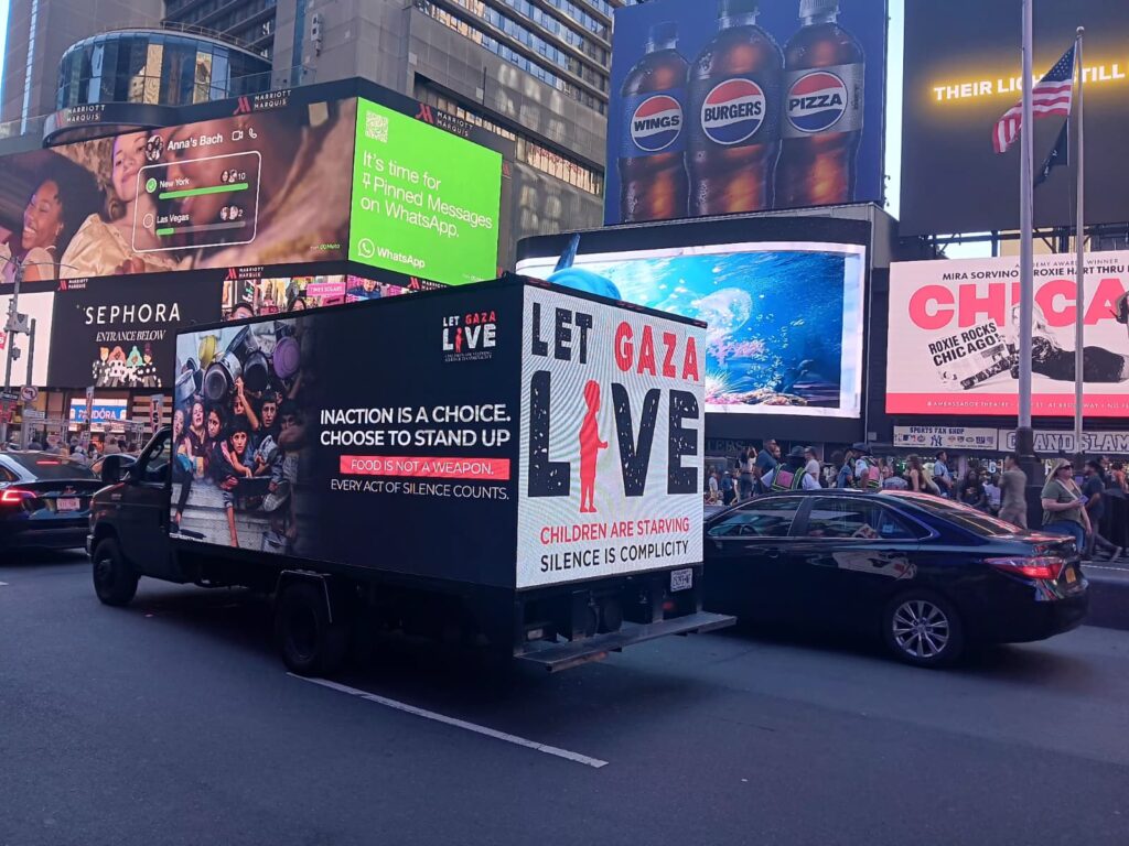 Let Gaza Live Media Truck NYC
